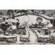 After Graham Clarke (British b1947) limited edition coloured etching 'snowdrop' stylised village - Image 1 of 5