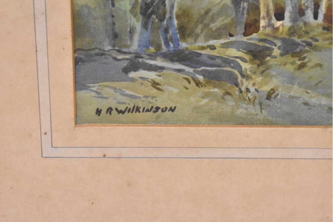 *Local Interest* Henry Robinson Wilkinson (British 1884 - 1975) Watercolour, a late summer Lake - Image 3 of 3