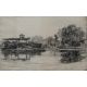 Sir Francis Seymour Haden (British 1818-1910) Drypoint etching 'Kew' / 'Railway Encroachment - Kew', - Image 1 of 7