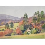 *Local Interest* Phillip Macleod-Coupe (British 1944-2013) Watercolour 'A View of Binsey' an