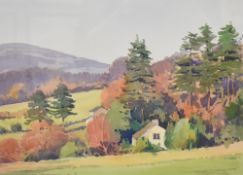 *Local Interest* Phillip Macleod-Coupe (British 1944-2013) Watercolour 'A View of Binsey' an