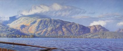 *Local Interest* After Julian Cooper (British b.1947) Lithograph 'Coniston Lake, North', a view of