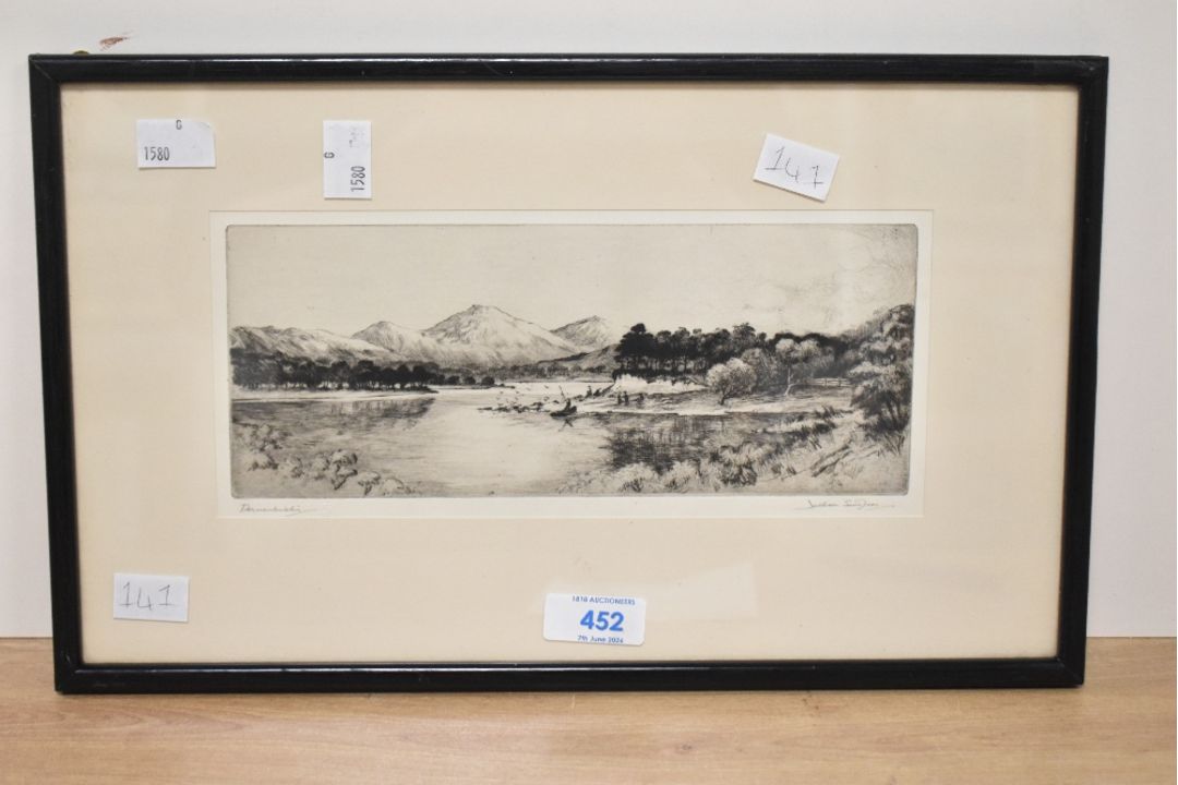 *Local Interest* After Jackson Henry Simpson (British 1893 - 1963) Drypoint Etching ' - Image 2 of 3