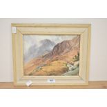 *Local Interest* Henry Robinson Wilkinson (British 1884 - 1975) Watercolour, a mountain study,
