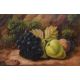 E.L Poole (British 19th/20th century) oil on board, an outdoor still life study with moss and autumn - Image 1 of 5