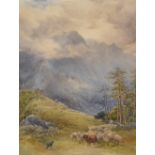 *Local Interest* Charles Pigott (British 19th Century) Watercolour 'Great Gable, Wasdale