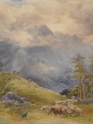 *Local Interest* Charles Pigott (British 19th Century) Watercolour 'Great Gable, Wasdale