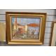 F Salvini (French 20th Century) Oil on Canvas 'Piana Corsica', an impressionistic village study, - Image 1 of 4