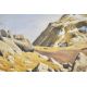 *Local Interest* Geoffrey H Pooley (British 1908-2006) watercolour, a view of snow capped - Image 4 of 4