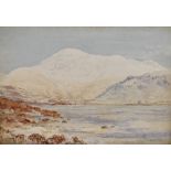 *Local Interest* Cuthbert Rigby (British 1850-1935) Watercolour 'Burnmoor Tarn and Scafell', a
