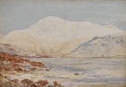 *Local Interest* Cuthbert Rigby (British 1850-1935) Watercolour 'Burnmoor Tarn and Scafell', a