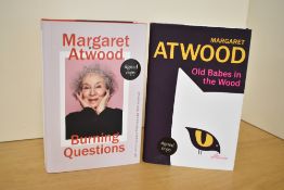 Signed copies. Margaret Atwood. Two titles: Old Babes in the Wood. 2023. First edition. Hardback