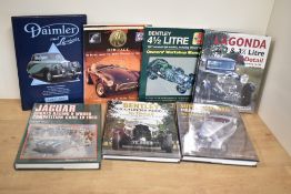 Motoring. Specific manufacturer and/or model monographs. Includes: Bentley; Jaguar; Lagonda; etc. (