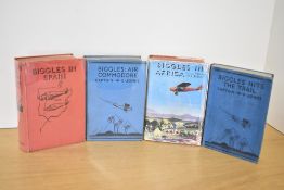 Children's. Johns, Capt. W. E. - BIGGLES. Four first editions. Biggles Hits The Trail (1935);