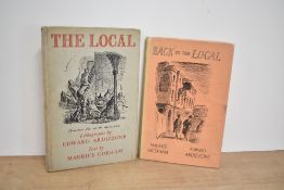 Signed Copy. Edward Ardizzone. Two titles. The Local (1939, 1st) & Back to the Local (1949, 1st), in