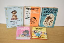 Children's. Michael Bond's Paddington. A small selection. Includes: a 1965, 2nd impression,