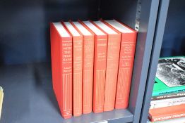 Literature. Arnold Bennett. Six volumes from the series reprinted by Churnet Valley Books, circa