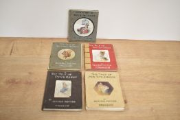 Beatrix Potter. Story-books. A small selection of pre-1919 editions, condition variable with