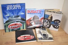 Motoring. Bugatti. Five titles. Includes: Conway, H. G. - Grand Prix Bugatti. 1968, first edition.