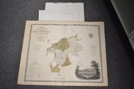 Maps. Antiquarian. C. & J. Greenwood - County Maps for Lancashire, Westmorland, & Cumberland. All