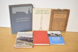 Scottish History and Topography. A small selection, includes Edinburgh interest. (6)