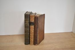 Antiquarian. Three miscellaneous titles. Mrs Pilkington - Historical Beauties for Young Ladies. &