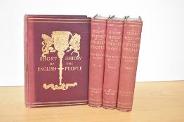 English History. Green, J. R. - A Short History of the English People. London: 1892. Illustrated