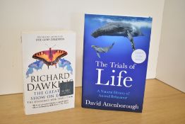 Natural History. Signed copies. Two titles: Attenborough, David - The Trials of Life. 2025. Hardback