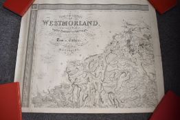 Maps. Antiquarian. T. Hodgson - Plan of the County of Westmorland. Engraved and Printed by W. R.