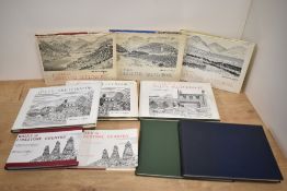 Wainwright. A small carton. Sketchbooks. (10)
