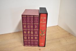 The Folio Society. Four volume Jane Austen box set, and one other book. (5)