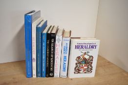 Heraldry. A small selection, majority hardbacks in dust jackets. (9)