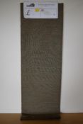 A bolt of worsted suiting wool by MacNaughtons of Pitlochry in brown herringbone mix tweed weave,