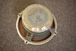 A Richard Allen CG12 15 ohm speaker