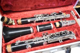 A Boosey & Hawkes Regent clarinet , in fitted case