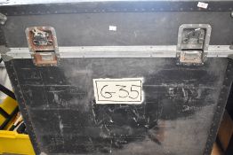 A large flight case, originally used by Supertramp with limited provenance provided by the seller,