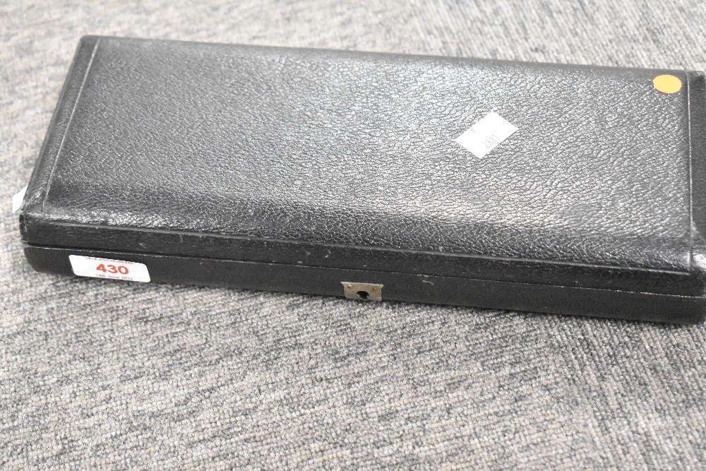 An antique woodwind eight button flute, believed to be Rushworth and Dreaper, in fitted case - Image 3 of 3