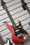 A Yamaha electric guitar (RGX series)