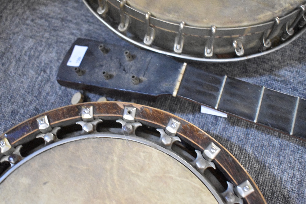 Three antique banjo bodies, possibly late 19th or early 20th Century - Image 3 of 4