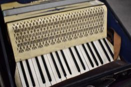 A vintage piano accordion, Hohner Model Carmen II