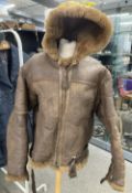 WW2 RAF Irvin Flying Jacket & Trousers Set, RAF Coastal Command and/or Fleet Air Arm pattern,