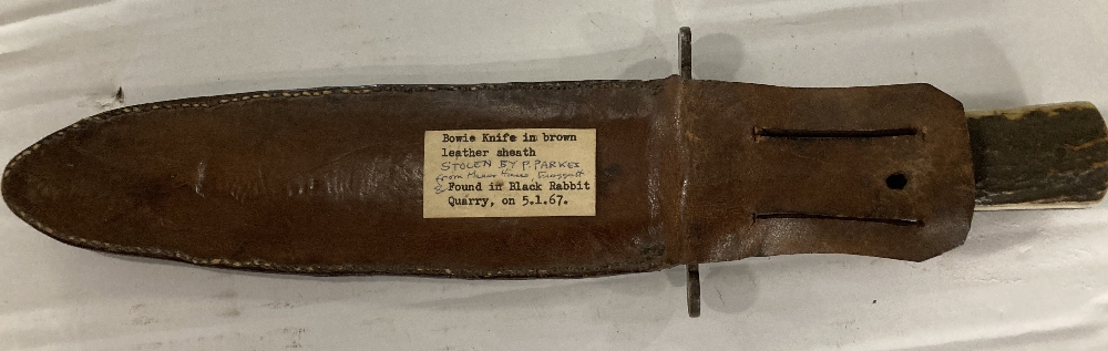 Folding Bowie-Knife, thought to be British made, possibly military, 19th Century, in the style of - Image 16 of 19