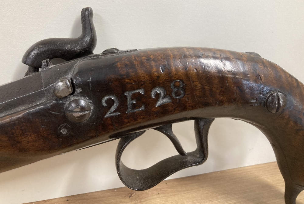 Royal Navy pistol in the style of a 19th Century Long Sea Service percussion-conversion pistol, 30. - Image 2 of 5
