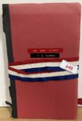 WW1 War Diary of John Leslie MOHAN in a printed format booklet 14cm x 24cm, as transcribed by his