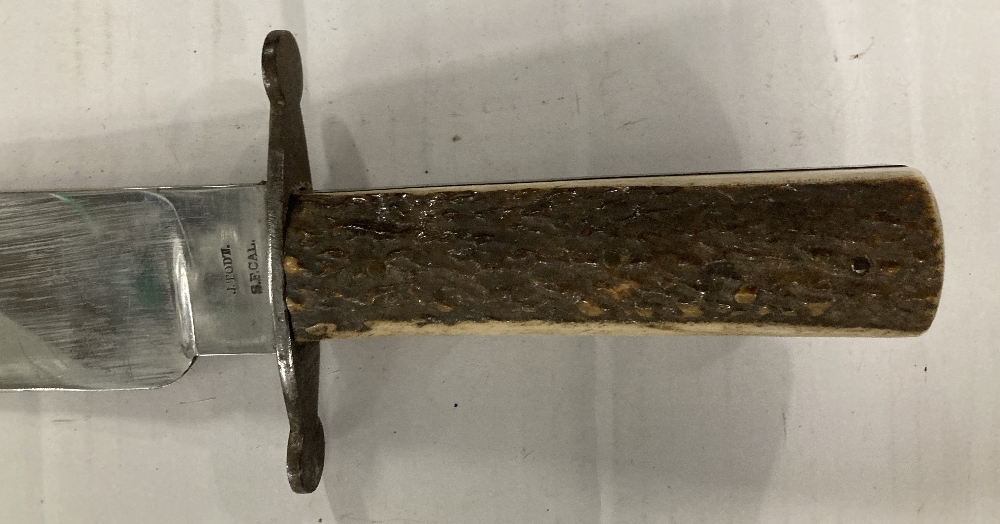 Folding Bowie-Knife, thought to be British made, possibly military, 19th Century, in the style of - Image 17 of 19