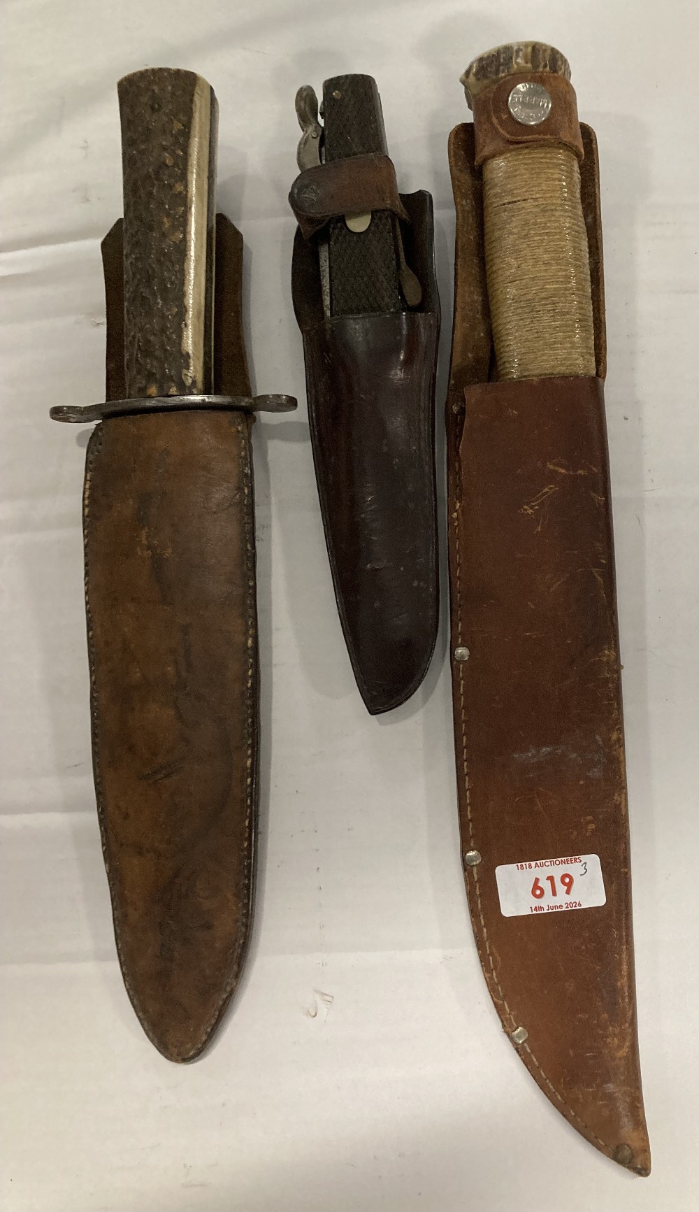 Folding Bowie-Knife, thought to be British made, possibly military, 19th Century, in the style of