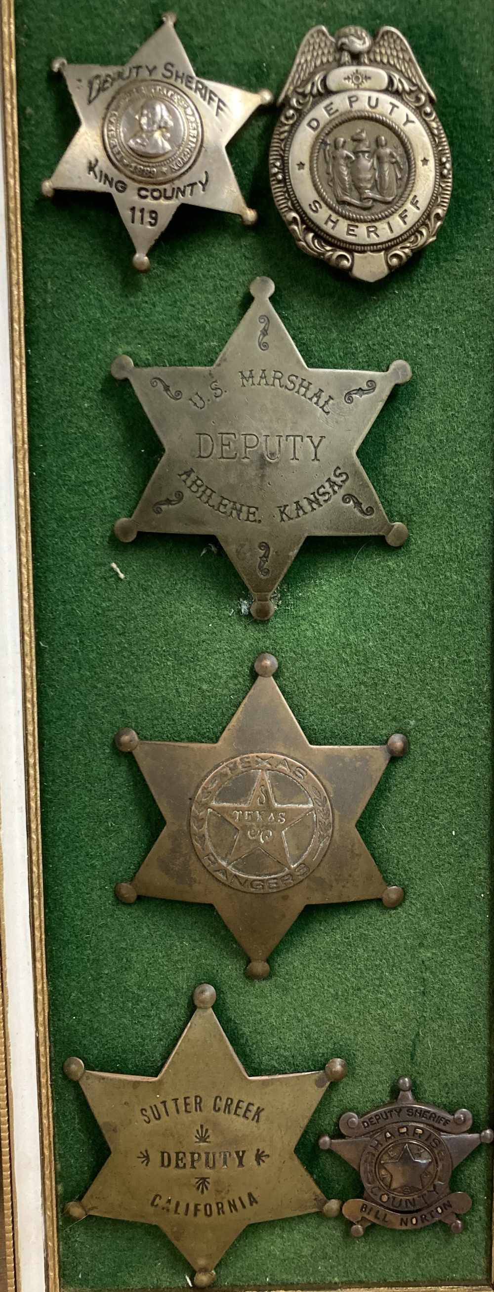American Western and Cowboy interest, small collection of fourteen American brass, chrome and - Image 6 of 9