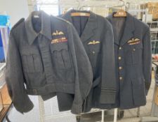 WW2 RAF War Service uniforms, believed to have been the property of Sqn Ldr, later Wing Commander