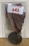 Queen Victoria Coronation 1838 commemorative medal, 38mm, dark-tone metal, obverse Victoria Queen of