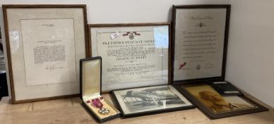 WW2 United States of America Officer's Legion of Merit as awarded to Royal Air Force Wing